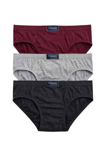 Classic Hipster Briefs – Modern Fit Everyday Comfort (Pack of 3)