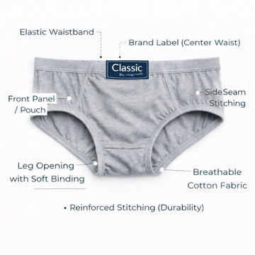 Men's Hipster Brief Boxers 01