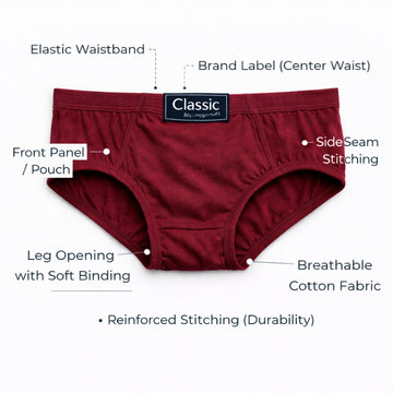 Men's Hipster Brief Boxers 03